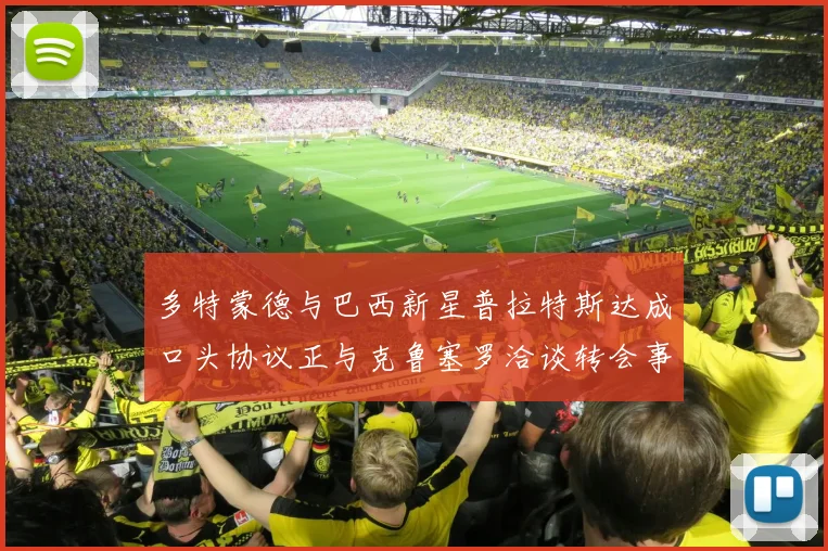 多特蒙德与巴西新星普拉特斯达成口头协议正与克鲁塞罗洽谈转会事宜